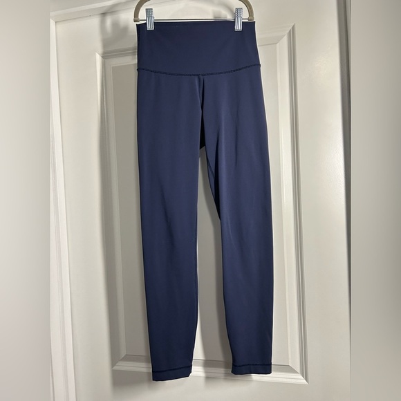 Lululemon Navy Blue High-Waisted Leggings-Size 4 - Picture 1 of 2